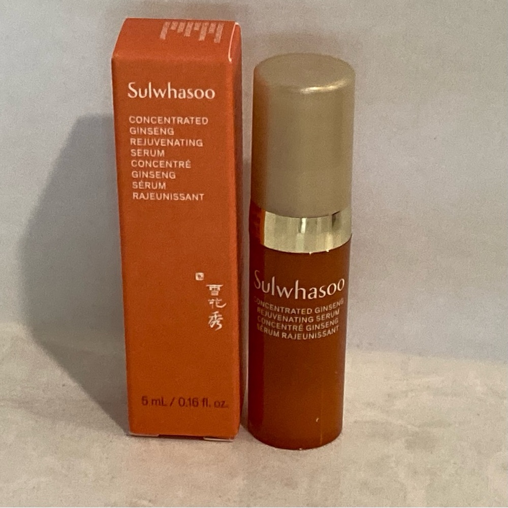 5/$25 Sulwhasoo Concentrated Ginseng Rejuvenating Serum 5ml BNIB